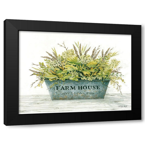 Farmhouse Black Modern Wood Framed Art Print by Jacobs, Cindy