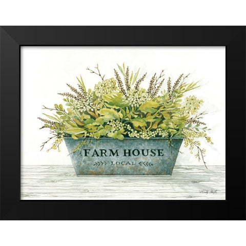 Farmhouse Black Modern Wood Framed Art Print by Jacobs, Cindy