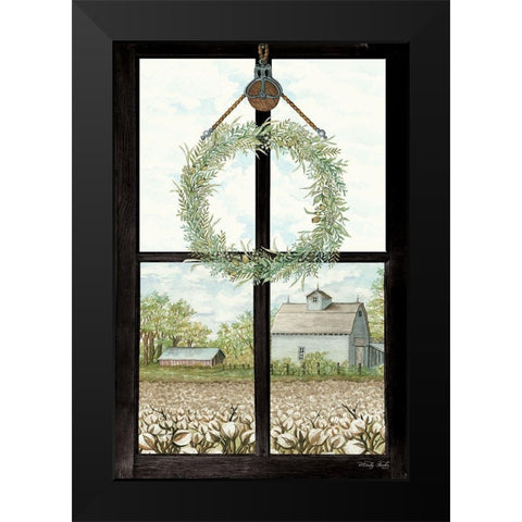 Window View II Black Modern Wood Framed Art Print by Jacobs, Cindy