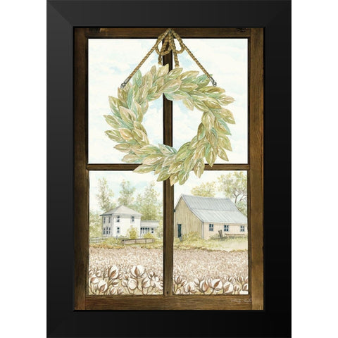 Window View III Black Modern Wood Framed Art Print by Jacobs, Cindy