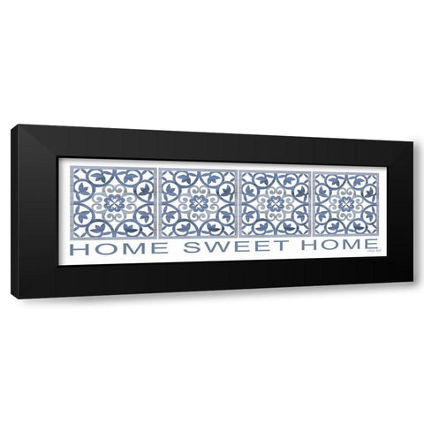 Home Sweet Home Black Modern Wood Framed Art Print by Jacobs, Cindy