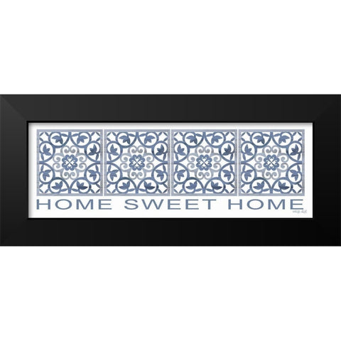 Home Sweet Home Black Modern Wood Framed Art Print by Jacobs, Cindy