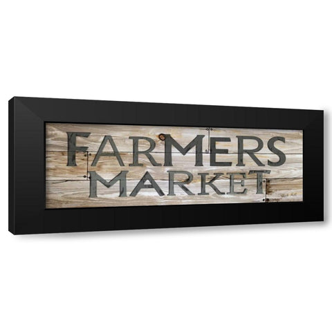 Farmers Market Black Modern Wood Framed Art Print with Double Matting by Jacobs, Cindy
