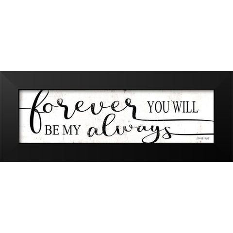 You Will Be    Black Modern Wood Framed Art Print by Jacobs, Cindy