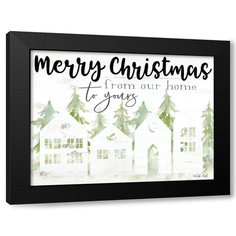 From Our Home Black Modern Wood Framed Art Print with Double Matting by Jacobs, Cindy