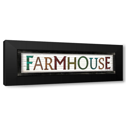 Colorful Farmhouse Black Modern Wood Framed Art Print by Jacobs, Cindy