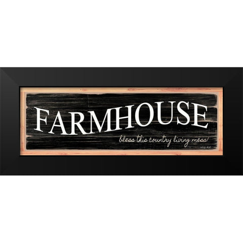 Farmhouse - My Home Sweet Home Black Modern Wood Framed Art Print by Jacobs, Cindy