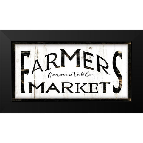 Farmers Market I Black Modern Wood Framed Art Print by Jacobs, Cindy