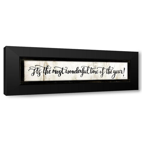 Most Wonderful Time  Black Modern Wood Framed Art Print with Double Matting by Jacobs, Cindy