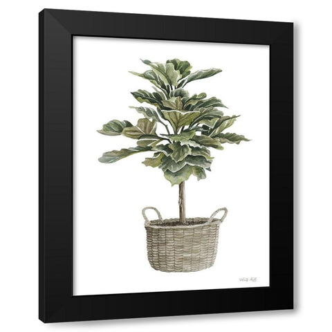 Fig Tree II Black Modern Wood Framed Art Print with Double Matting by Jacobs, Cindy
