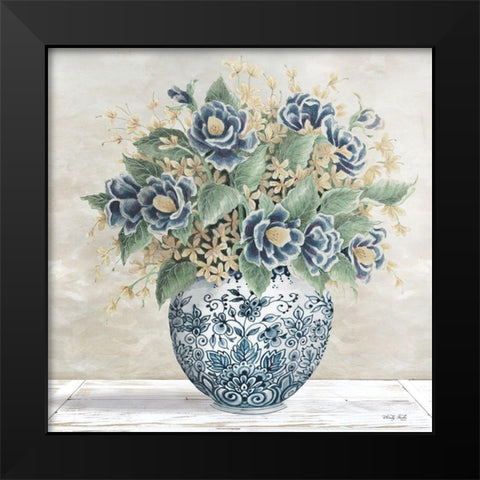 Feeling Blue II Black Modern Wood Framed Art Print by Jacobs, Cindy
