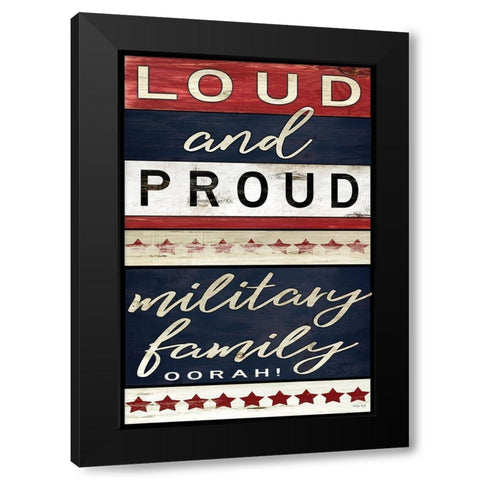 Loud and Proud    Black Modern Wood Framed Art Print with Double Matting by Jacobs, Cindy