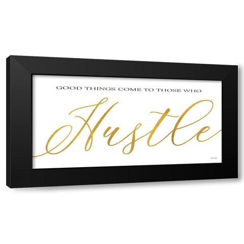 Good Things Black Modern Wood Framed Art Print with Double Matting by Jacobs, Cindy