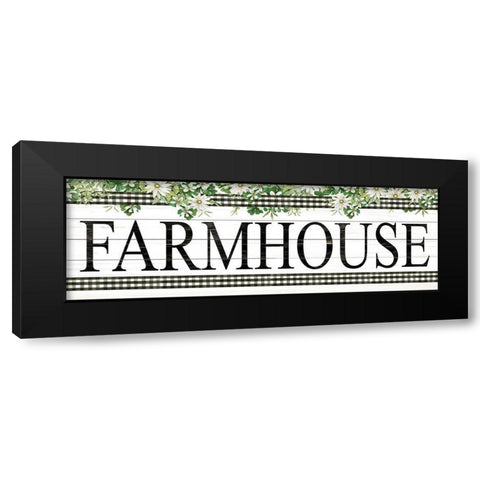 Farmhouse Black Modern Wood Framed Art Print by Jacobs, Cindy