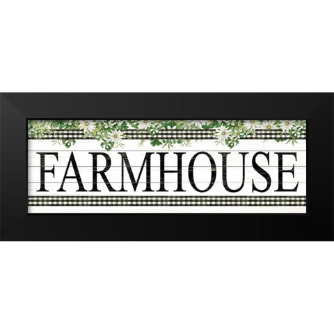 Farmhouse Black Modern Wood Framed Art Print by Jacobs, Cindy