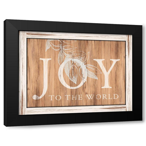 Joy Black Modern Wood Framed Art Print by Jacobs, Cindy