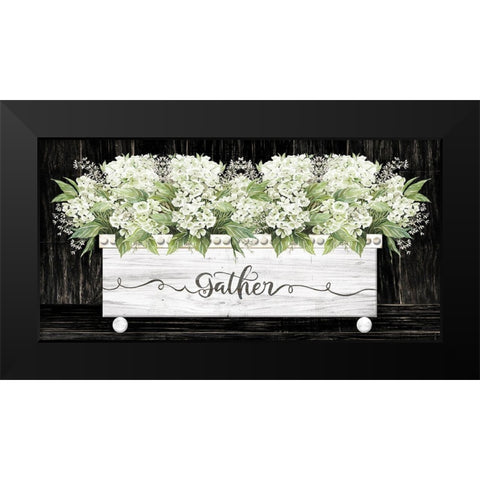 Gather Wood Box Black Modern Wood Framed Art Print by Jacobs, Cindy
