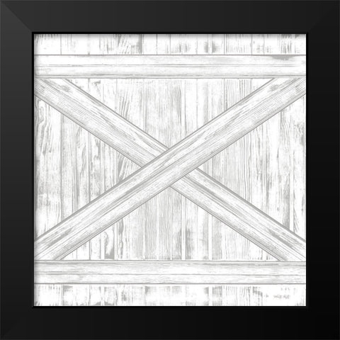 Wood Pattern 9 Black Modern Wood Framed Art Print by Jacobs, Cindy