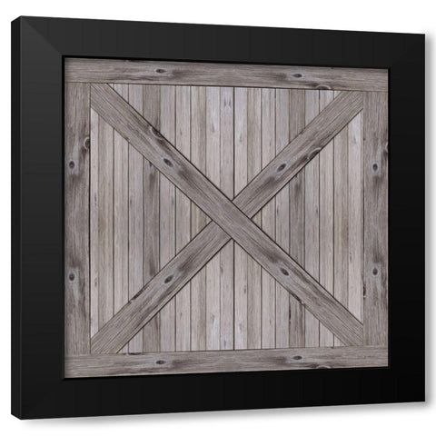 Wood Pattern 11 Black Modern Wood Framed Art Print with Double Matting by Jacobs, Cindy