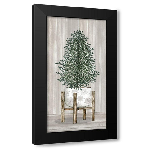 Potted Tree I Black Modern Wood Framed Art Print with Double Matting by Jacobs, Cindy