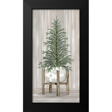 Potted Tree II Black Modern Wood Framed Art Print by Jacobs, Cindy