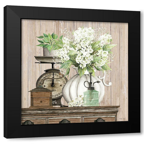 Farmhouse Finds I Black Modern Wood Framed Art Print by Jacobs, Cindy