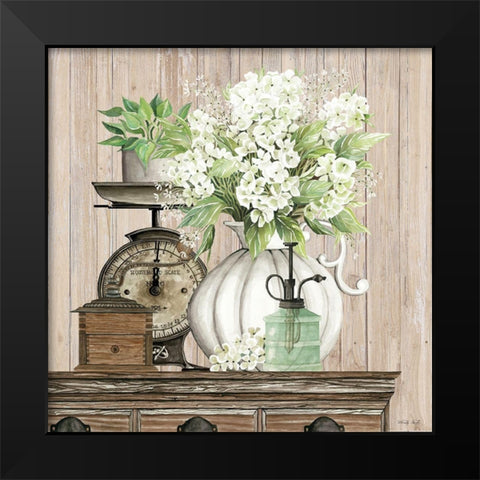 Farmhouse Finds I Black Modern Wood Framed Art Print by Jacobs, Cindy