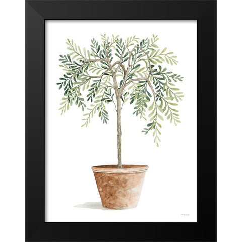 Topiary I Black Modern Wood Framed Art Print by Jacobs, Cindy