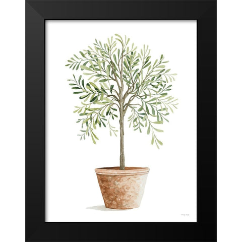 Topiary II Black Modern Wood Framed Art Print by Jacobs, Cindy