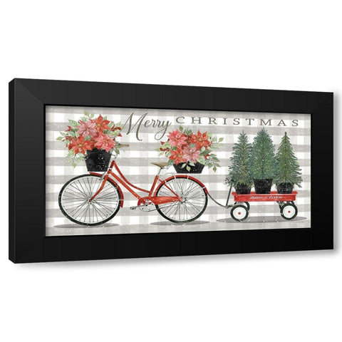 Christmas Delivery I Black Modern Wood Framed Art Print by Jacobs, Cindy