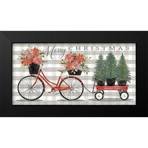 Christmas Delivery I Black Modern Wood Framed Art Print by Jacobs, Cindy