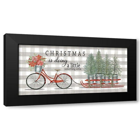 Christmas Isâ€¦ Black Modern Wood Framed Art Print with Double Matting by Jacobs, Cindy