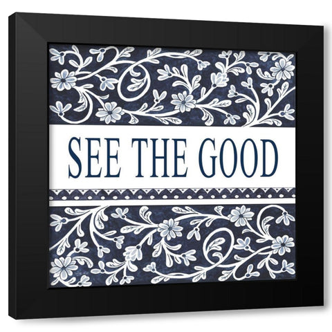 See the Good Black Modern Wood Framed Art Print with Double Matting by Jacobs, Cindy