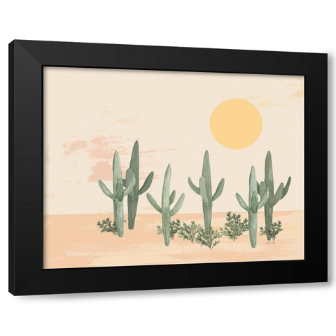 Desert Sun II Black Modern Wood Framed Art Print by Jacobs, Cindy