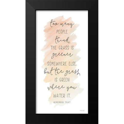 People Thinkâ€¦      Black Modern Wood Framed Art Print by Jacobs, Cindy