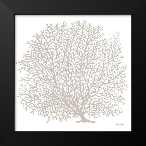 Gray Coral I     Black Modern Wood Framed Art Print by Jacobs, Cindy