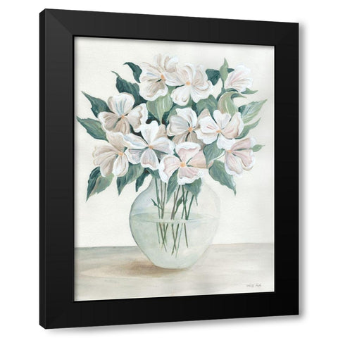 Cosmos Delight Black Modern Wood Framed Art Print by Jacobs, Cindy