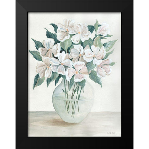 Cosmos Delight Black Modern Wood Framed Art Print by Jacobs, Cindy