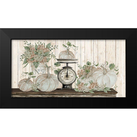 Autumn Still Live Black Modern Wood Framed Art Print by Jacobs, Cindy