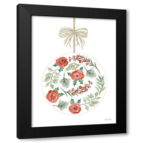 Christmas Ornament IV Black Modern Wood Framed Art Print by Jacobs, Cindy