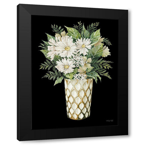 Daisy Dream Black Modern Wood Framed Art Print by Jacobs, Cindy