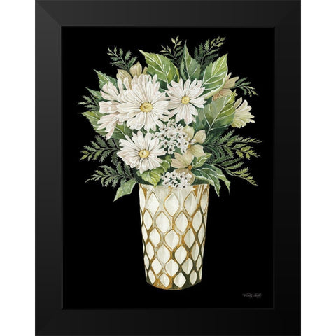 Daisy Dream Black Modern Wood Framed Art Print by Jacobs, Cindy