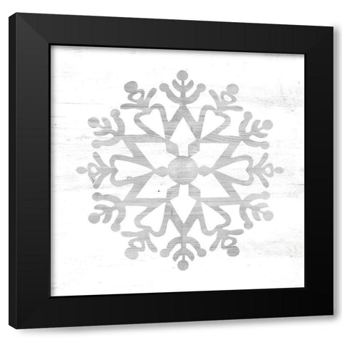 Snowflake Dreams II    Black Modern Wood Framed Art Print by Jacobs, Cindy