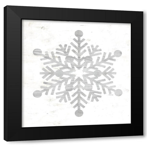 Snowflake Dreams III     Black Modern Wood Framed Art Print by Jacobs, Cindy