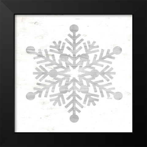 Snowflake Dreams III     Black Modern Wood Framed Art Print by Jacobs, Cindy