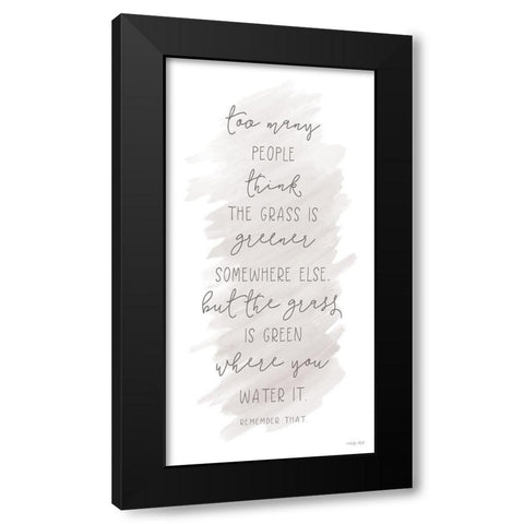 Too Many People     Black Modern Wood Framed Art Print by Jacobs, Cindy