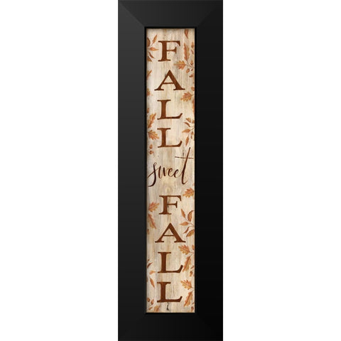 Fall Sweet Fall  Black Modern Wood Framed Art Print by Jacobs, Cindy