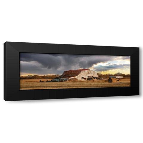 Storm is Coming Black Modern Wood Framed Art Print with Double Matting by Diener, Dakota