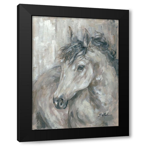 True Spirit Black Modern Wood Framed Art Print by Coules, Debi