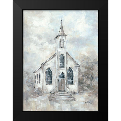Faith Black Modern Wood Framed Art Print by Coules, Debi
